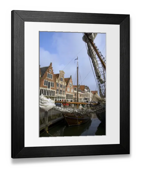 Framed Print : Europe, The Netherlands (aka Holland), West Friesland, Hoorn. Historic Hoorn Harbor Framed Print : Europe, The Netherlands (aka Holland), West Friesland, Hoorn. Historic Hoorn Harbor