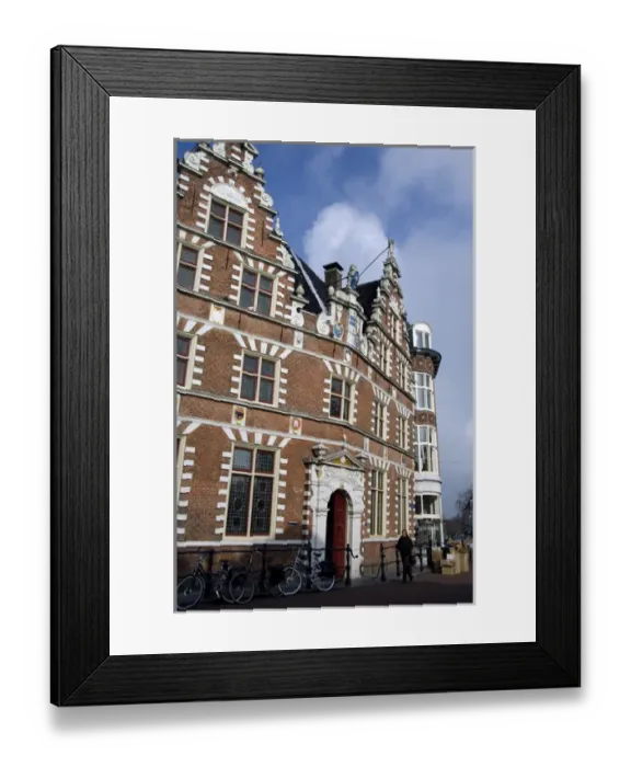 Framed Print : Europe, The Netherlands (aka Holland), West Friesland, Hoorn. Old court house