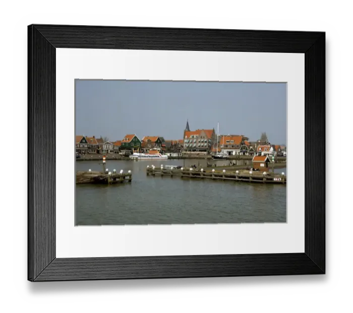 Framed Print : Netherlands (aka Holland), Volendam. Picturesque fishing village on the IJsselmeer Framed Print : Netherlands (aka Holland), Volendam. Picturesque fishing village on the IJsselmeer