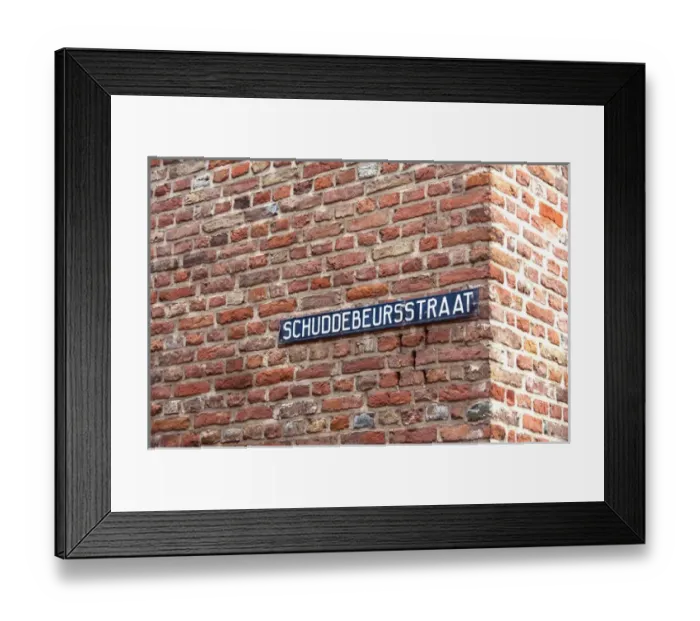Framed Print : Europe, The Netherlands (aka Holland), Zeeland, Middelburg. Typical street sign Framed Print : Europe, The Netherlands (aka Holland), Zeeland, Middelburg. Typical street sign
