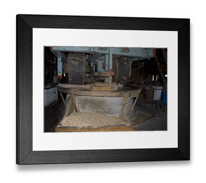 Framed Print : Netherlands (aka Holland), Zaandam. Zaanse Schans, historic open air museum, oil Framed Print : Netherlands (aka Holland), Zaandam. Zaanse Schans, historic open air museum, oil