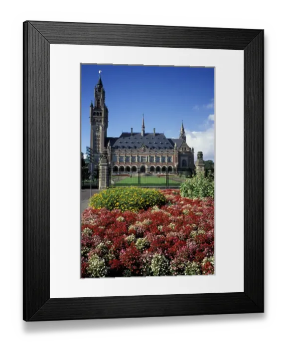 Framed Print : Europe, Netherlands, The Haag Peace Palace Framed Print : Europe, Netherlands, The Haag Peace Palace