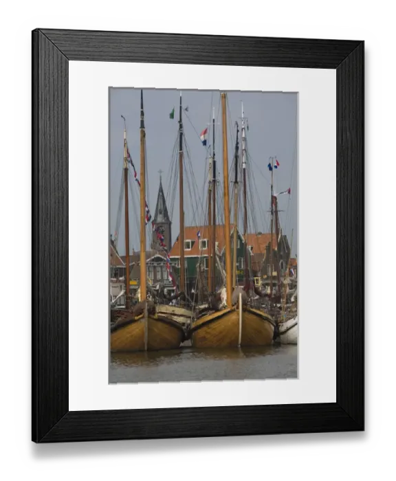 Framed Print : Volendam, North Holland, The Netherlands