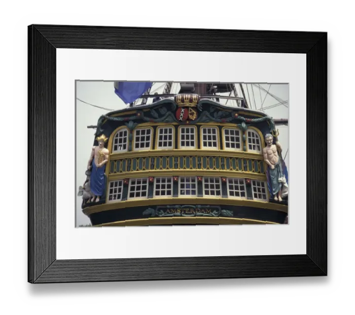 Framed Print : Europe, Netherlands, Amsterdam Replica of the Indiaman The Amsterdam Framed Print : Europe, Netherlands, Amsterdam Replica of the Indiaman The Amsterdam