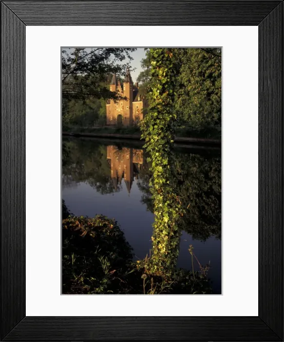 Framed Print : Europe, Netherlands Palace on the river De Vecht