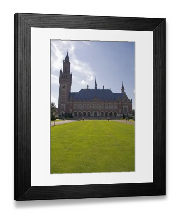 Framed Print : The Peace Palace at The Hague in the province of South Holland, Netherlands Framed Print : The Peace Palace at The Hague in the province of South Holland, Netherlands