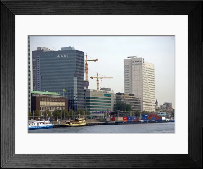 Framed Print : The Port of Rodderdam, Netherlands Framed Print : The Port of Rodderdam, Netherlands