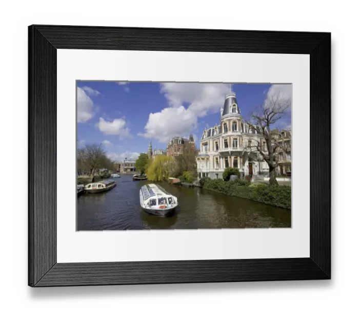 Framed Print : Europe, Netherlands, North Holland, AmsterdamQueen Anne, Victorian houses near Rjiksmusem Framed Print : Europe, Netherlands, North Holland, AmsterdamQueen Anne, Victorian houses near Rjiksmusem