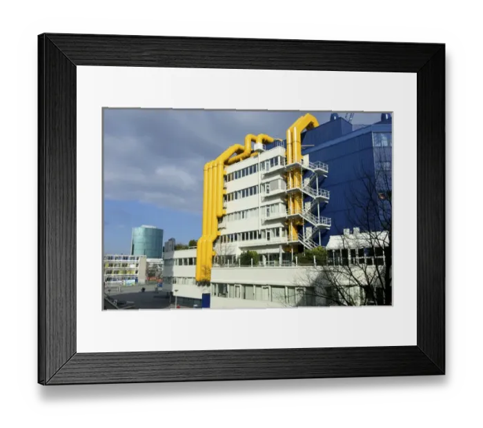 Framed Print : Europe, Netherlands, South Holland, Rotterdam, Central Library, built by the architectural Framed Print : Europe, Netherlands, South Holland, Rotterdam, Central Library, built by the architectural