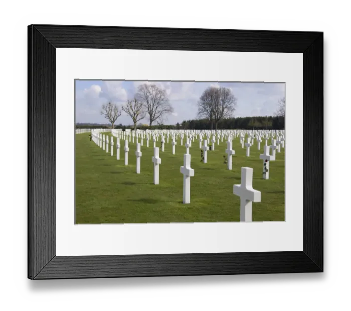 Framed Print : Europe, Netherlands, Limburg, Mstricht, Netherlands American Cemetery at Margraten Framed Print : Europe, Netherlands, Limburg, Mstricht, Netherlands American Cemetery at Margraten