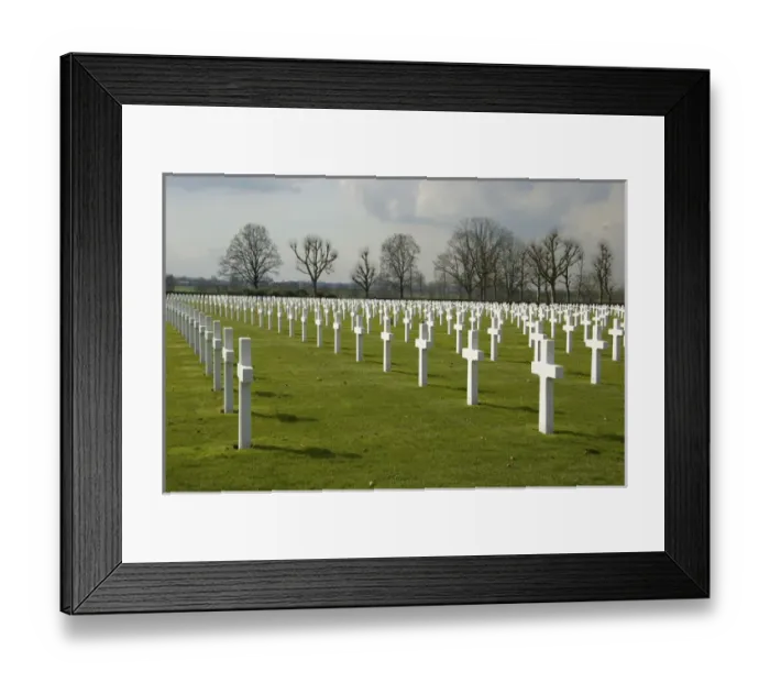 Framed Print : Europe, Netherlands, Limburg, Mstricht, Netherlands American Cemetery at Margraten Framed Print : Europe, Netherlands, Limburg, Mstricht, Netherlands American Cemetery at Margraten