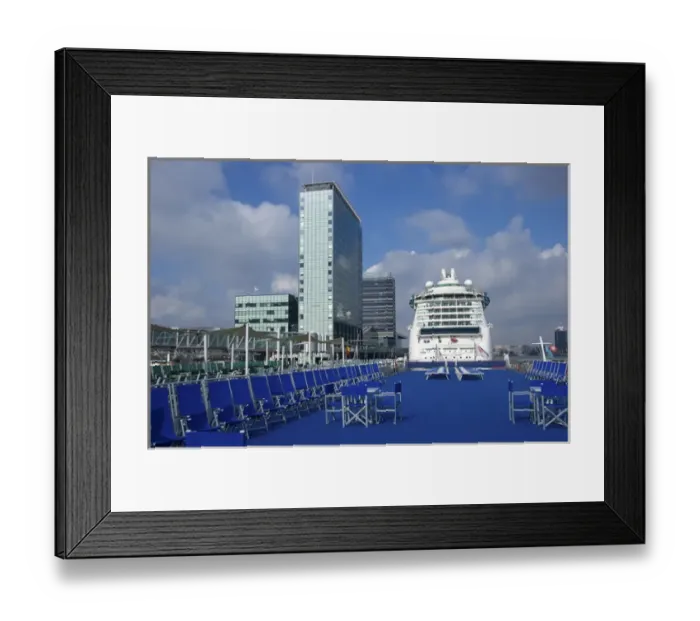 Framed Print : Europe, Netherlands, North Holland, Amsterdam, upper deck of River Concerto riverboat Framed Print : Europe, Netherlands, North Holland, Amsterdam, upper deck of River Concerto riverboat