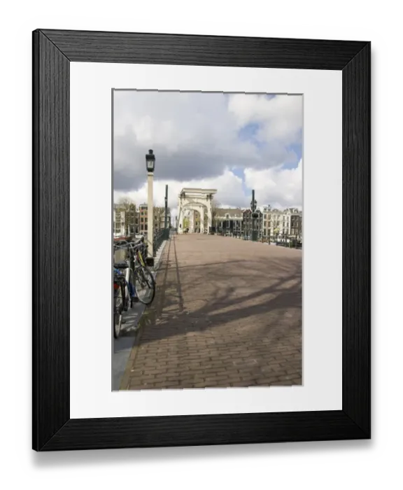 Framed Print : Europe, Netherlands, South Holland, Amsterdam, River Amstel, Magere Bridge Framed Print : Europe, Netherlands, South Holland, Amsterdam, River Amstel, Magere Bridge
