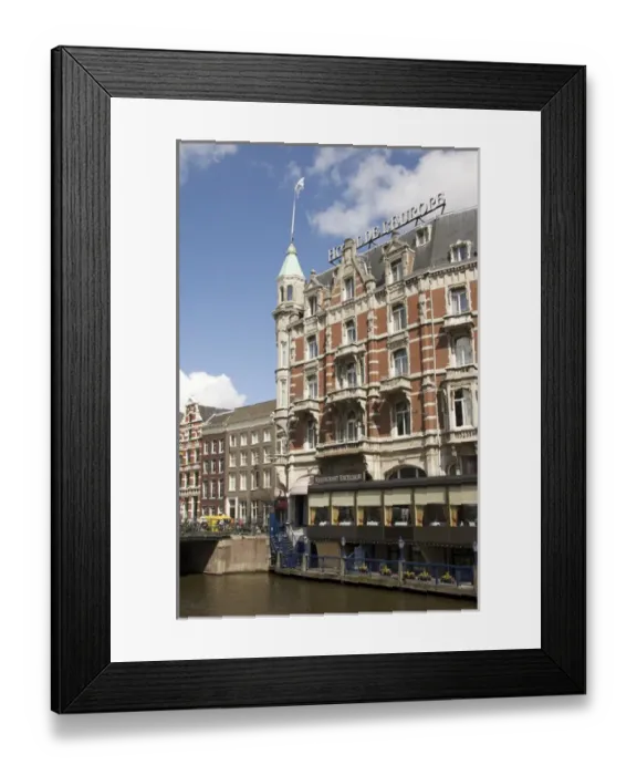Framed Print : Europe, Netherlands, South Holland, Amsterdam, Hotel de L Europe Framed Print : Europe, Netherlands, South Holland, Amsterdam, Hotel de L Europe
