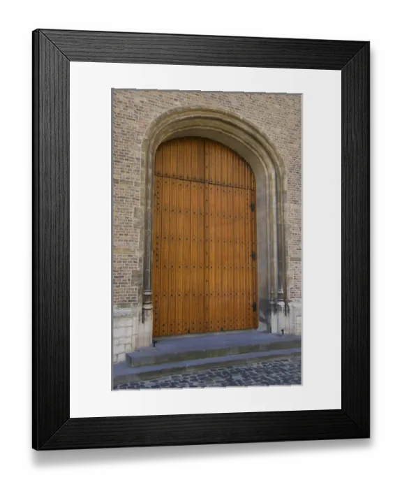 Framed Print : Europe, Netherlands, South Holland, Rotterdam, Grote of St. Laurens Kerk