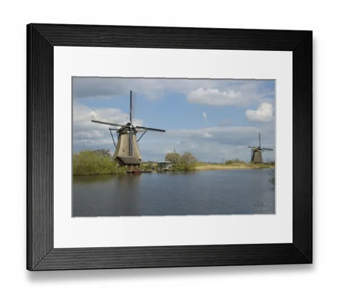 Framed Print : Europe, Netherlands, South Holland, Kinderdijk, Windmill Framed Print : Europe, Netherlands, South Holland, Kinderdijk, Windmill