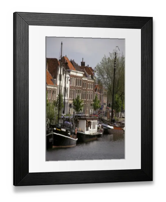 Framed Print : Europe, Netherlands, Middleburg. Canal Framed Print : Europe, Netherlands, Middleburg. Canal