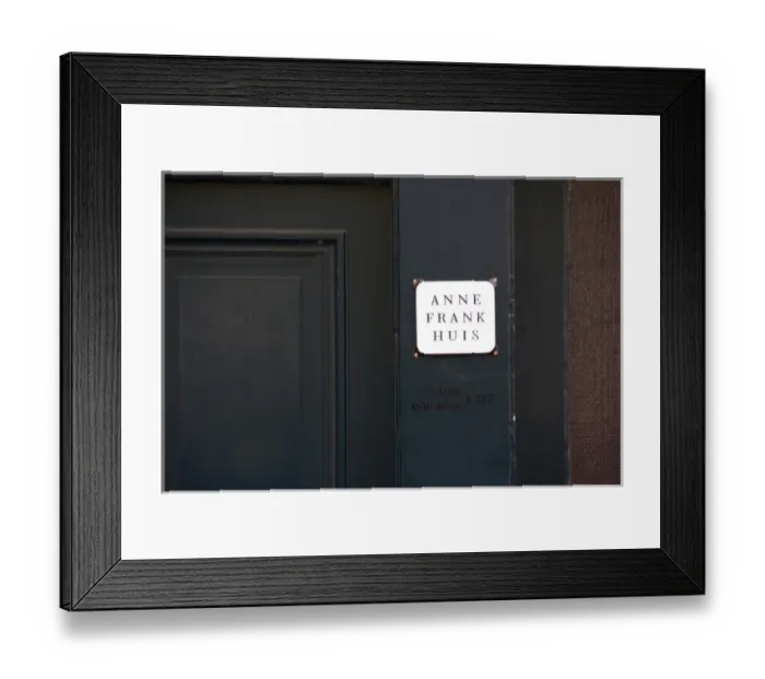 Framed Print : The enterance to the Anne Frank Huis (House) Framed Print : The enterance to the Anne Frank Huis (House)