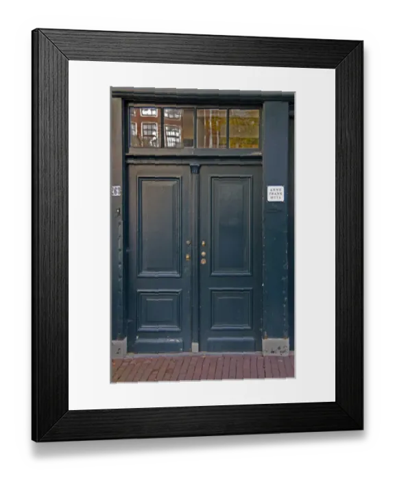 Framed Print : The front door to the Anne Frank Huis (House) Framed Print : The front door to the Anne Frank Huis (House)