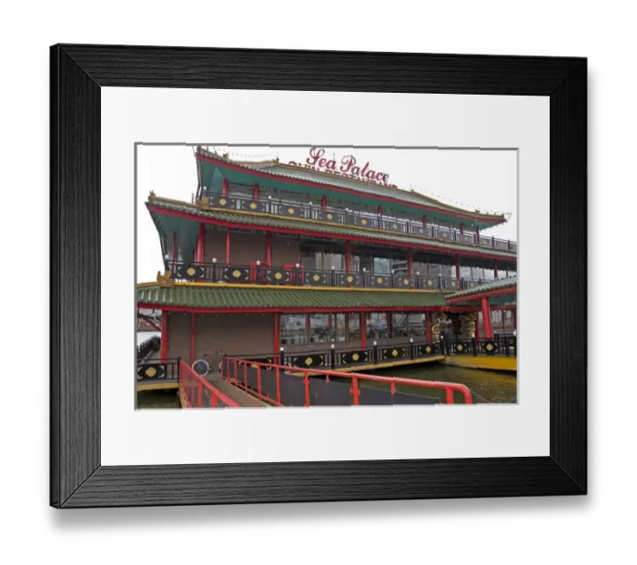 Framed Print : The Sea Palace, a floating Chinese pagoda style restaurant in Amsterdam Framed Print : The Sea Palace, a floating Chinese pagoda style restaurant in Amsterdam