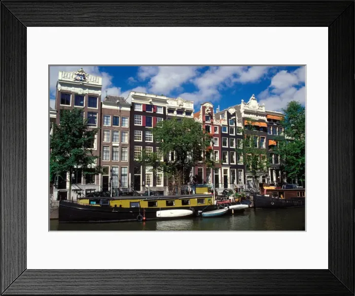 Framed Print : Holland, Amsterdam, Singel