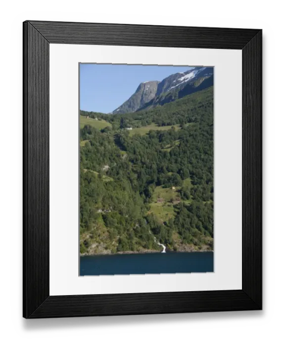 Framed Print : Norway, Geirangerfjord, Geiranger. Scenic fjord views near Geiranger. UNESCO Framed Print : Norway, Geirangerfjord, Geiranger. Scenic fjord views near Geiranger. UNESCO