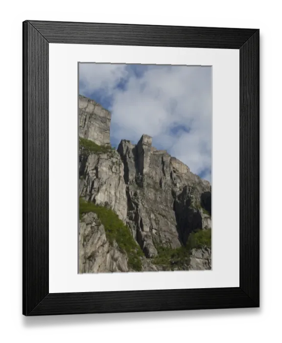 Framed Print : Norway, Stavanger, Lysefjord (aka Lyse Fjord). Pulpit Rock Framed Print : Norway, Stavanger, Lysefjord (aka Lyse Fjord). Pulpit Rock