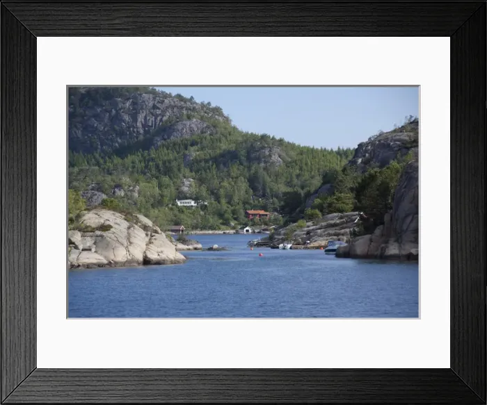 Framed Print : Norway, Stavanger. Views along Lysefjord Framed Print : Norway, Stavanger. Views along Lysefjord