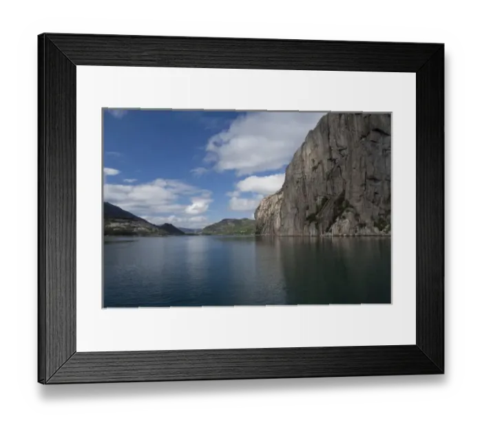 Framed Print : Norway, Stavanger, Lysefjord (aka Lyse Fjord) Framed Print : Norway, Stavanger, Lysefjord (aka Lyse Fjord)