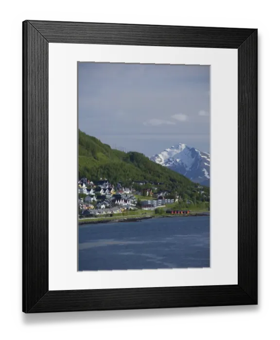 Framed Print : Norway, Tromso. Gateway to the Arctic located above the Arctic Circle