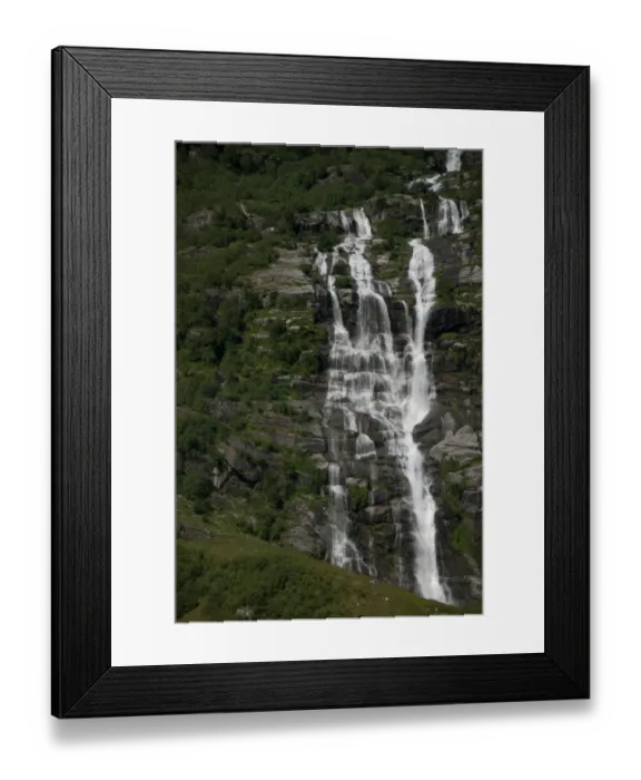 Framed Print : Norway, Geirangerfjord District. Jostedalsbreen National Park, Briksdals Glacier Framed Print : Norway, Geirangerfjord District. Jostedalsbreen National Park, Briksdals Glacier