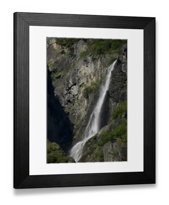Framed Print : Norway, Geirangerfjord District. Jostedalsbreen National Park, Briksdals Glacier Framed Print : Norway, Geirangerfjord District. Jostedalsbreen National Park, Briksdals Glacier