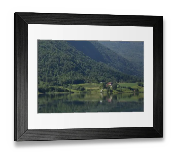 Framed Print : Norway, View from scenic by-way Road 15 between Hornindal & Stryn Framed Print : Norway, View from scenic by-way Road 15 between Hornindal & Stryn