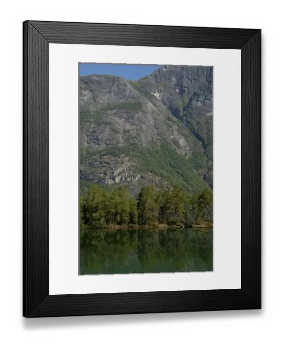 Framed Print : Norway, Geirangerfjord District. Scenic view of Jostedalsbreen National Park Framed Print : Norway, Geirangerfjord District. Scenic view of Jostedalsbreen National Park