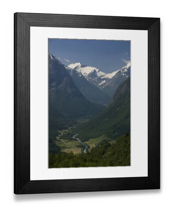 Framed Print : Norway, Geirangerfjord District. Jostedalsbreen National Park Framed Print : Norway, Geirangerfjord District. Jostedalsbreen National Park