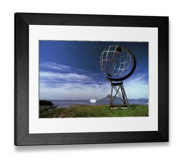 Framed Print : Europe, Norway. Arctic Circle marker Framed Print : Europe, Norway. Arctic Circle marker