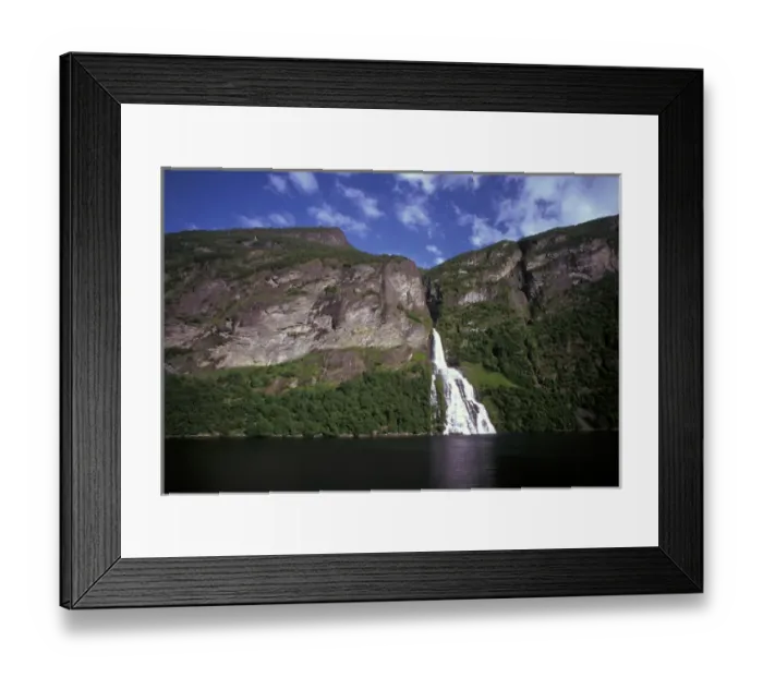 Framed Print : Europe, Norway. Geiranger Fjord