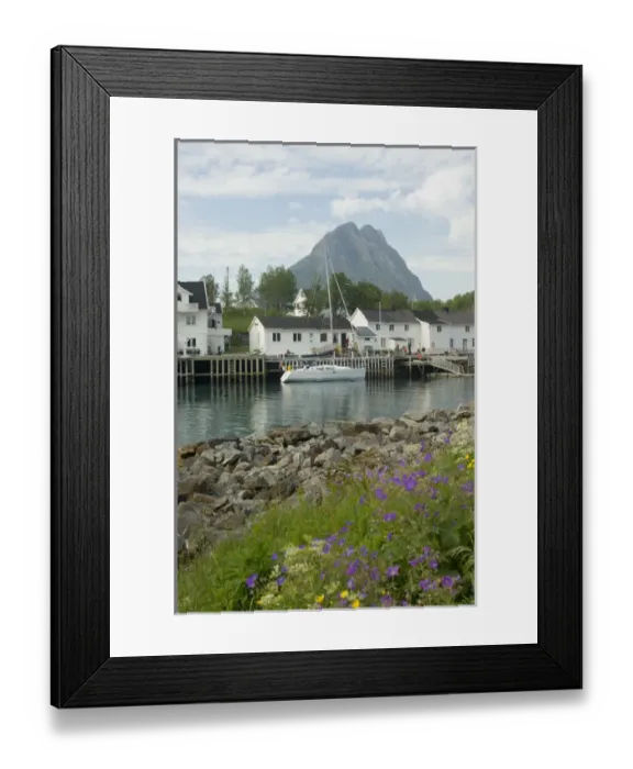 Framed Print : Europe, Norway, Vesteralen. Skipnes Trading post Framed Print : Europe, Norway, Vesteralen. Skipnes Trading post