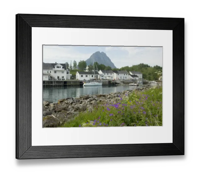 Framed Print : Europe, Norway, Vesteralen. Skipnes Trading post Framed Print : Europe, Norway, Vesteralen. Skipnes Trading post