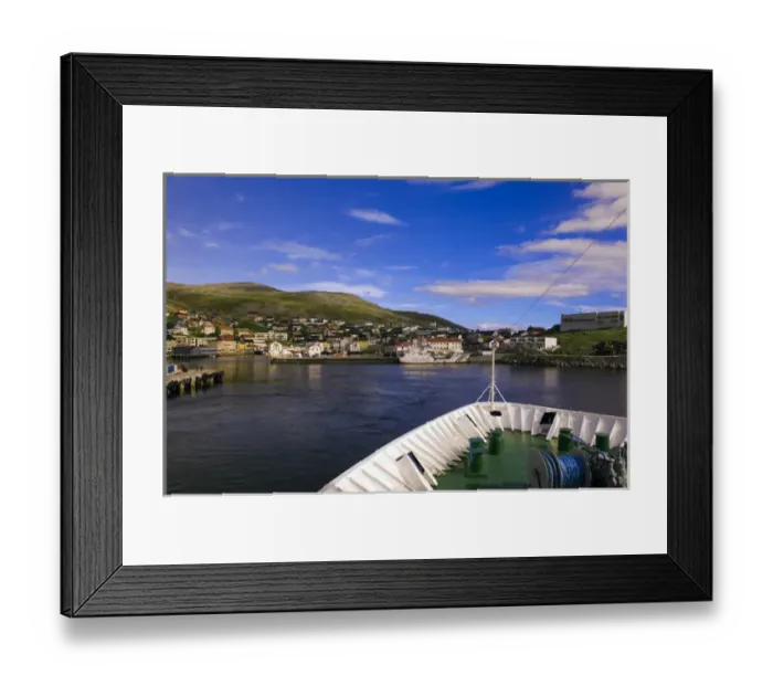 Framed Print : Honningsvag, Norway