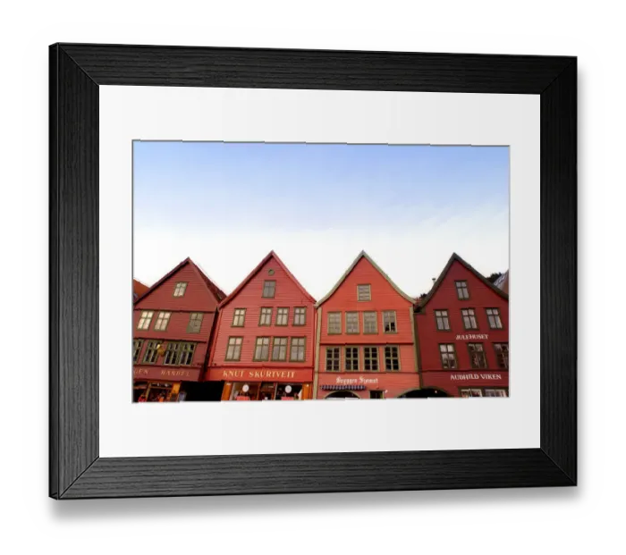 Framed Print : Historic Bryggen (Unesco World Heritage site) Bergen, Norway Framed Print : Historic Bryggen (Unesco World Heritage site) Bergen, Norway