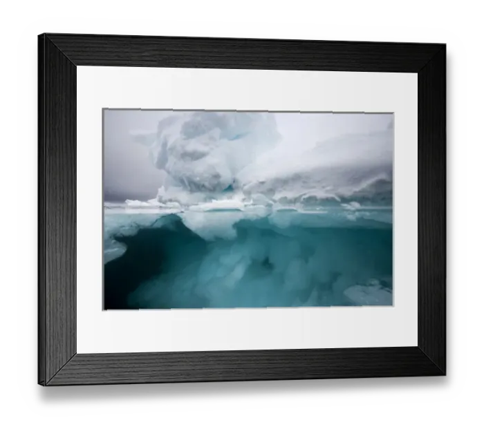 Framed Print : Norway, Svalbard, Nordaustlandet, Underwater view of sea ice along Hinlopen Strait Framed Print : Norway, Svalbard, Nordaustlandet, Underwater view of sea ice along Hinlopen Strait