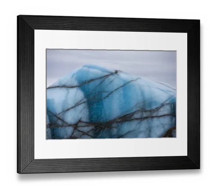 Framed Print : Norway, Svalbard, Nordaustlandet, Glacial face of Brasvellbreen Icefield