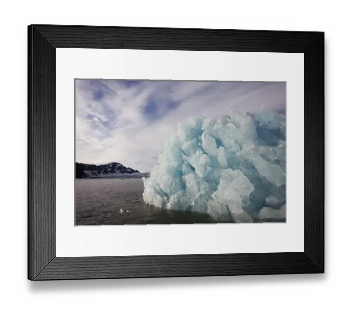 Framed Print : Norway, Svalbard, Spitsbergen Island, Glacier in Burgerbukta Framed Print : Norway, Svalbard, Spitsbergen Island, Glacier in Burgerbukta