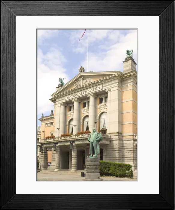 Framed Print : national theatre Oslo Norway Framed Print : national theatre Oslo Norway