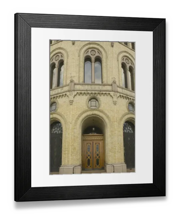 Framed Print : Oslo Norway parliament building