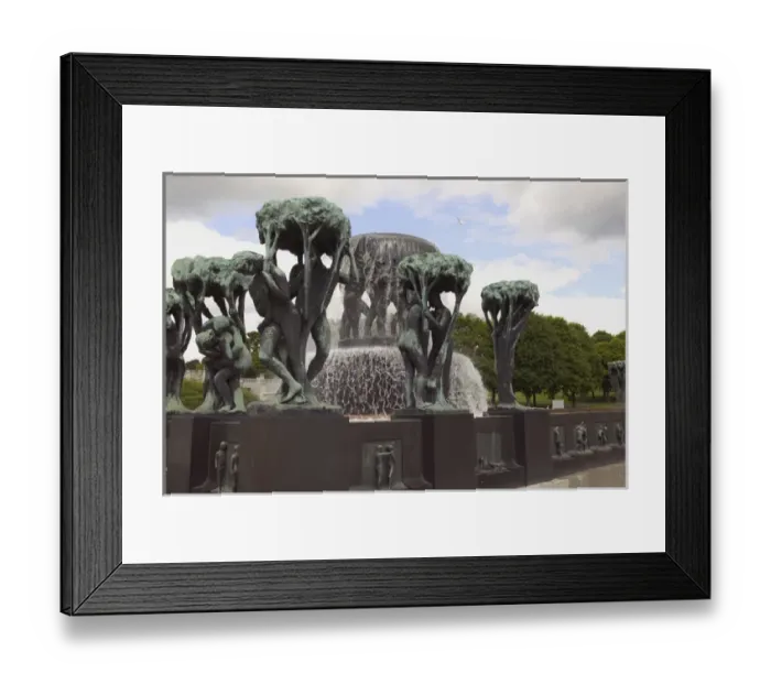 Framed Print : Vigeland Sculpture ParkThe park contains 192 sculptures with more than 600 figures Framed Print : Vigeland Sculpture ParkThe park contains 192 sculptures with more than 600 figures