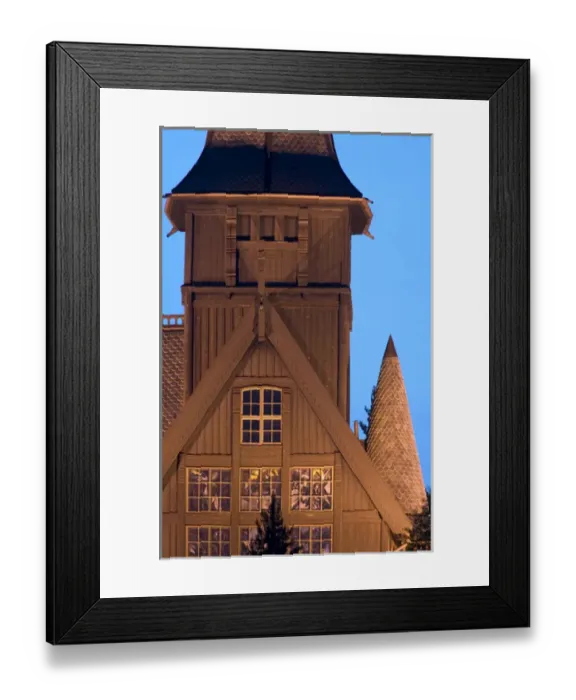 Framed Print : Stave Church oslo norway