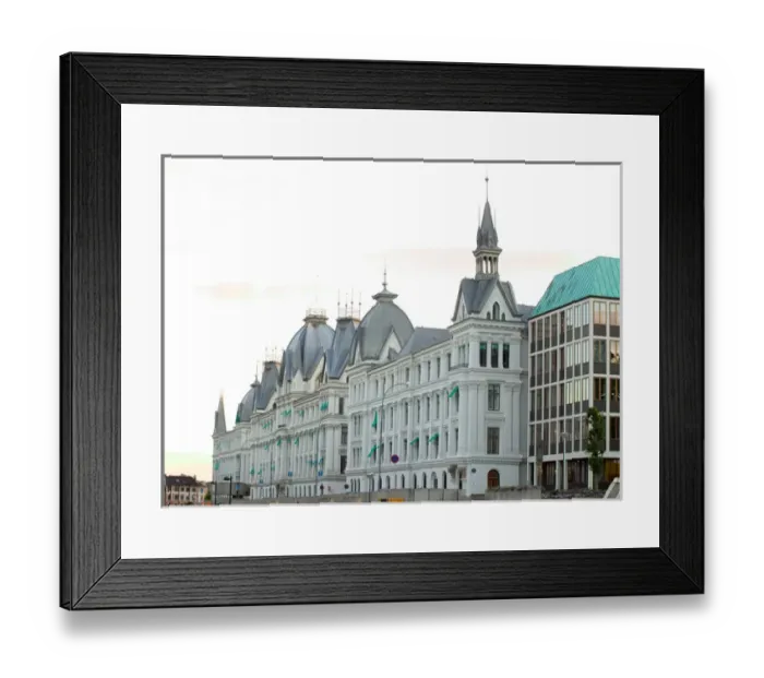 Framed Print : historic building Oslo Norway Framed Print : historic building Oslo Norway