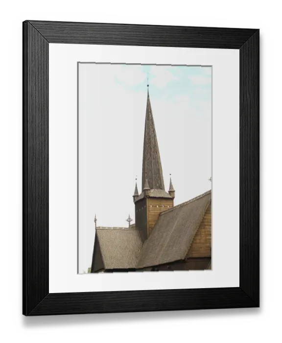Framed Print : vogo Stave Church from1600, Vagamo norway Framed Print : vogo Stave Church from1600, Vagamo norway